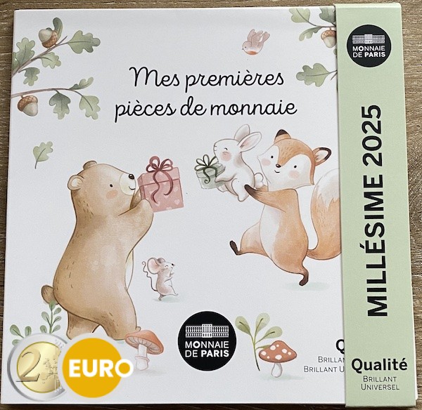 Euro set BU FDC Frankrijk 2025 Mijn eerste munten