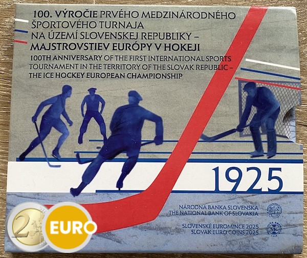 Euro set BU FDC Slowakije 2025 - Ijshockey