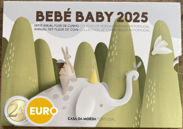 Euro set BU FDC Portugal 2025 baby set