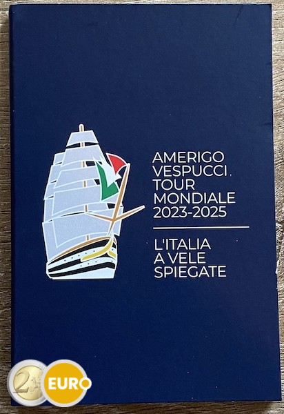 2 euro Italie 2025 - Amerigo Vespucci BU FDC Coincard
