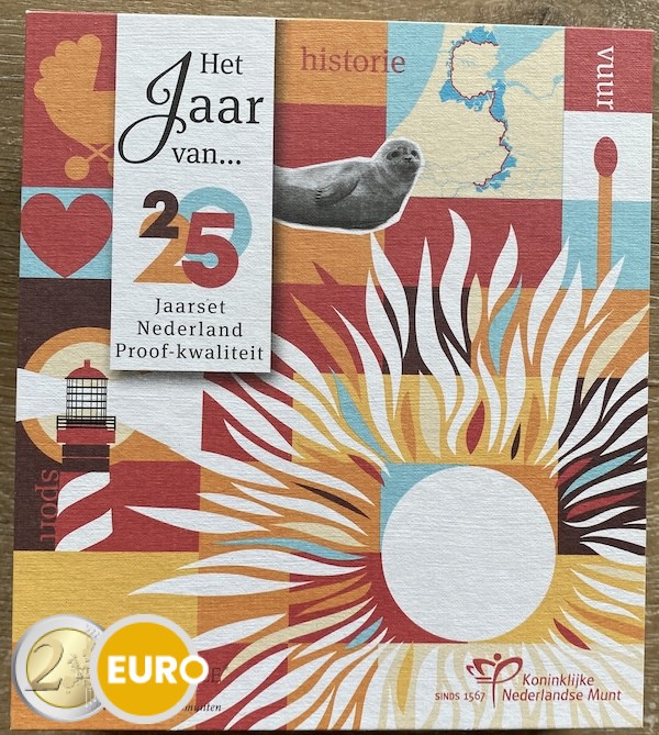 Euro set BE Proof Nederland 2025 Vuur