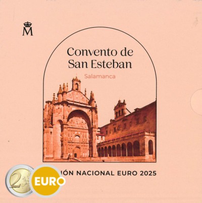 Euro set BU FDC Spanje 2025 + 2 euro Salamanca