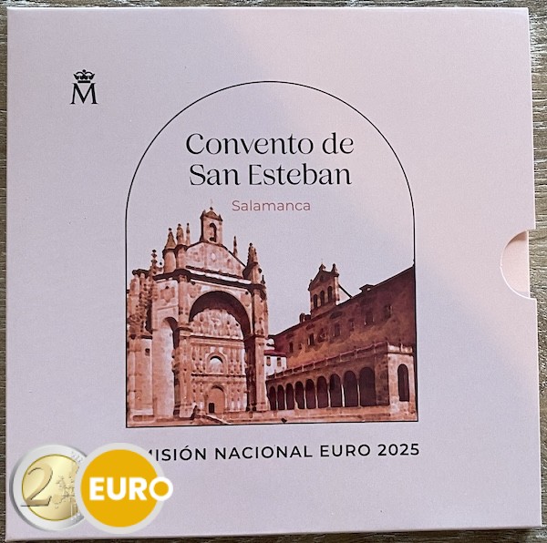 Euro set BU FDC Spanje 2025 + 2 euro Salamanca