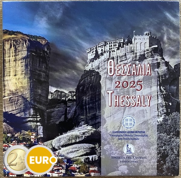 Euro set BU FDC Griekenland 2025 Thessalië