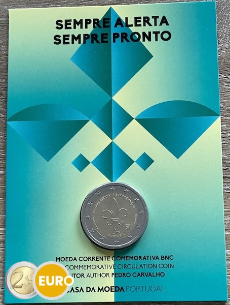 2 euro Portugal 2025 - Scouts en Jeugdbewegingen BU FDC Coincard