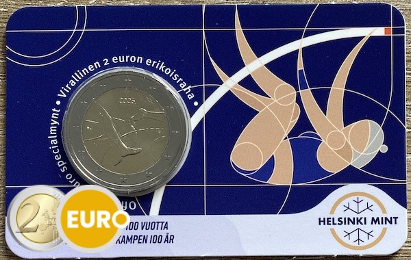 2 euro Finland 2025 - Atletiekspelen BU FDC Coincard FI / SE
