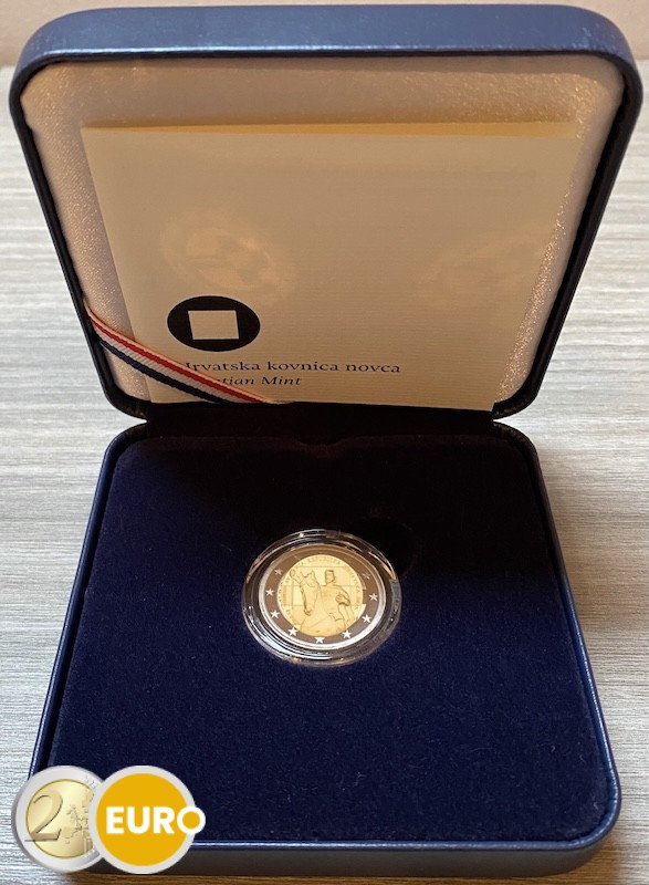 2 euro Kroatië 2025 - 1100 jaar Kroatië BE Proof