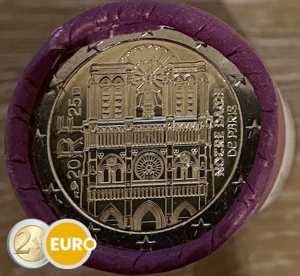 Rol 2 euro Frankrijk 2025 - Notre Dame van Parijs UNC