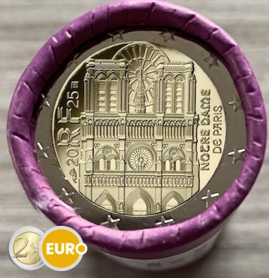 Rol 2 euro Frankrijk 2025 - Notre Dame van Parijs UNC