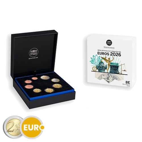 Euro set BE Proof Frankrijk 2026