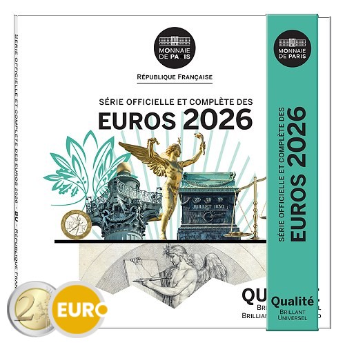 Euro set BU FDC Frankrijk 2026