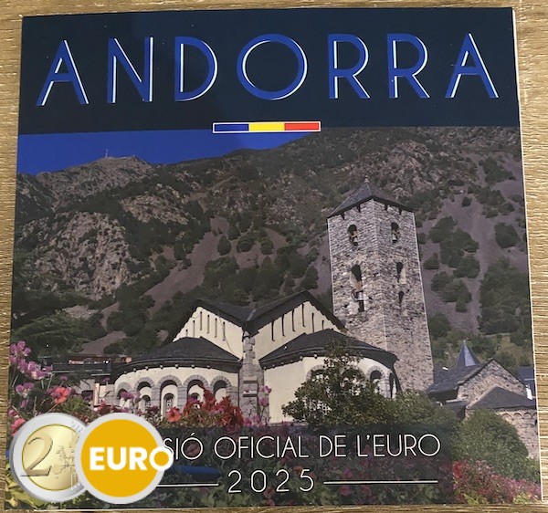 Euro set BU FDC Andorra 2025