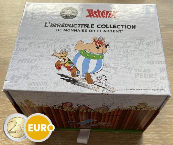 9 x 10 euro + 2 x 50 Euro Frankrijk 2022 - Asterix UNC in blister - deel 1 + verzamelbox