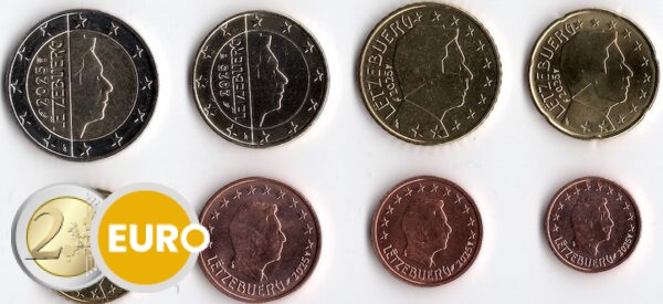 Euro set UNC Luxemburg 2025