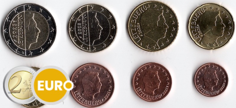 Euro set UNC Luxemburg 2025