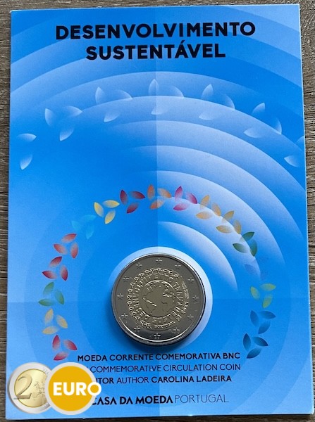 2 euro Portugal 2025 - Duurzame ontwikkeling BU FDC Coincard