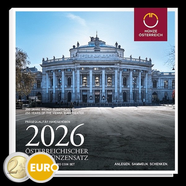 Euro set BU FDC Oostenrijk 2026