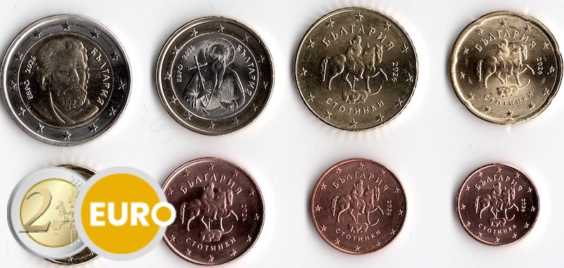 Euro set UNC Bulgaria 2026