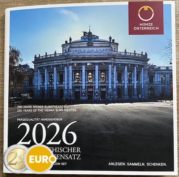 Euro set BU FDC Oostenrijk 2026