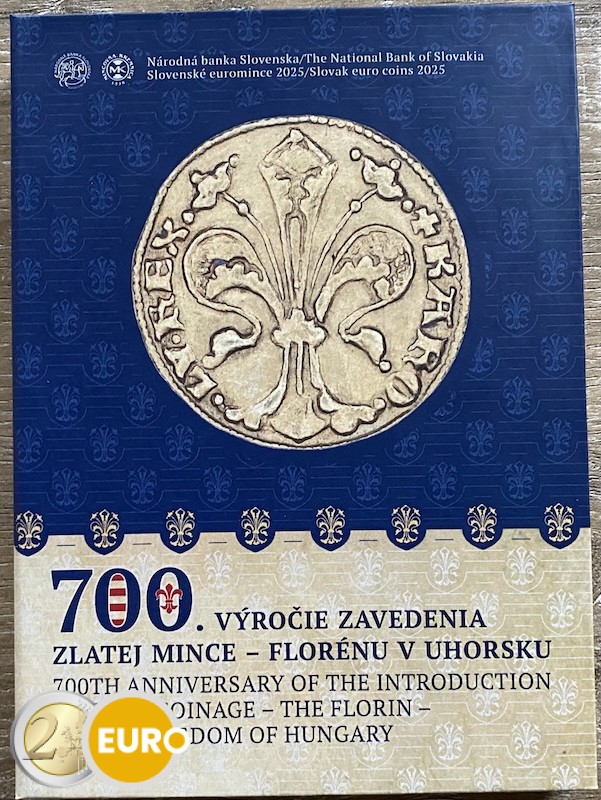 Euro set BE Proof Slowakije 2025 - Gouden Florin