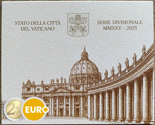 Euro set BU FDC Vaticaan 2025