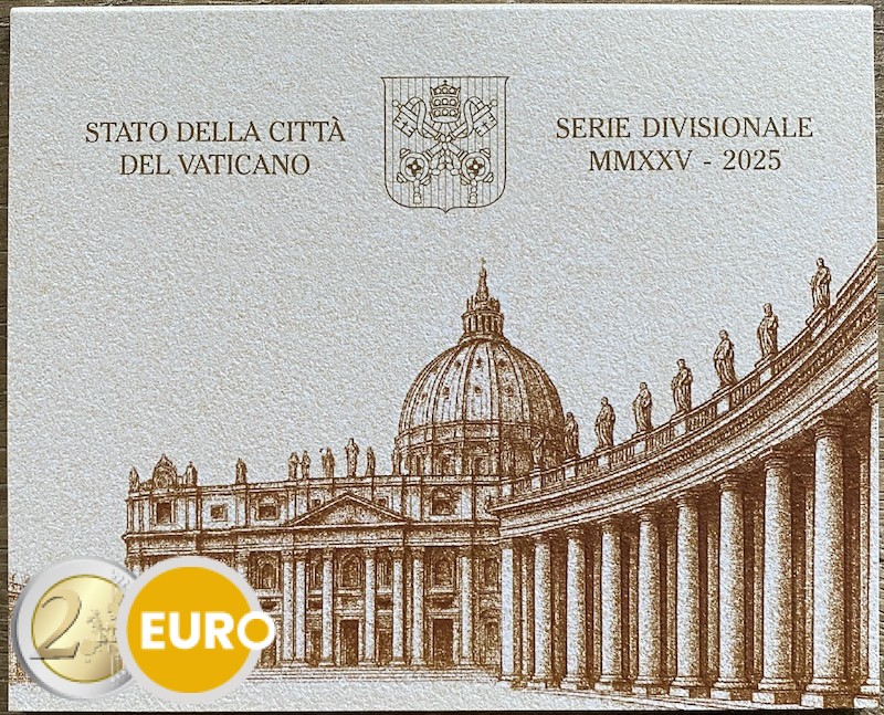 Euro set BU FDC Vaticaan 2025