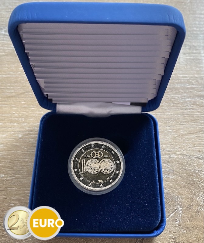 2 euro België 2026 - NMBS BE Reverse Proof