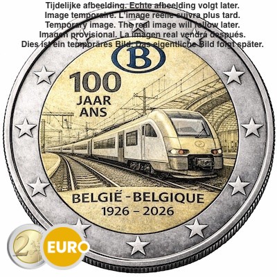 2 euro België 2026 - NMBS BE Proof