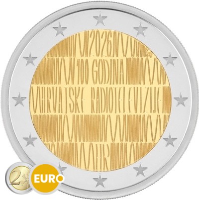 2 euro Kroatië 2026 - Kroatische radio UNC