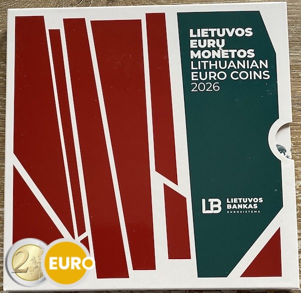 Euro set BU FDC Litouwen 2026