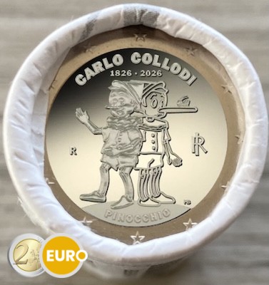 Rol 2 euro Italie 2026 - Carlo Collodi Pinocchio