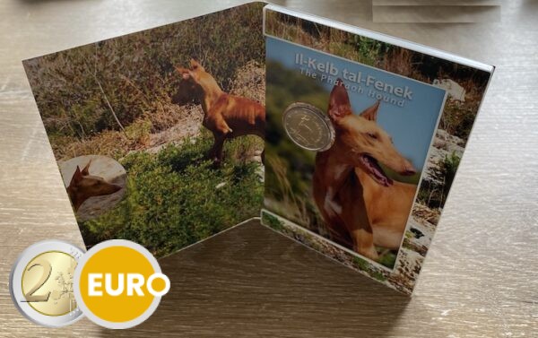 2 euros Malta 2026 - El perro faraón BU FDC Coincard