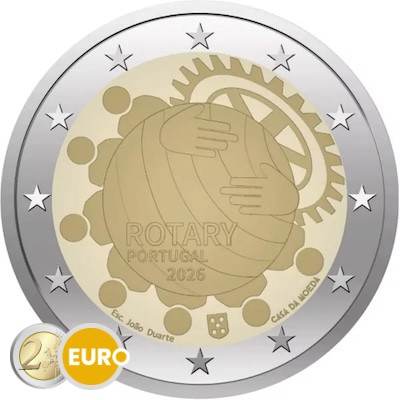 2 euro Portugal 2026 - Rotary Club UNC