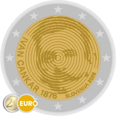 2 euro Slovenië 2026 - Ivan Cankar UNC