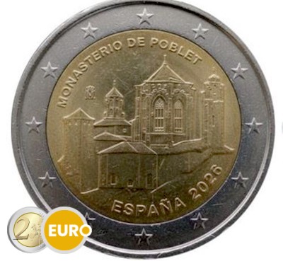2 euro Spanje 2026 - Klooster van Poblet UNC