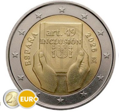 2 euro Spanje 2026 - Inclusie UNC