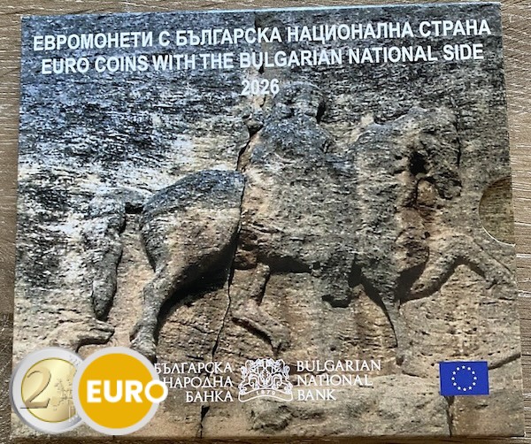 Euro set BU FDC Bulgarije 2026 Eerste euromunten
