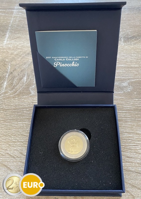 2 euro Italie 2026 - Carlo Collodi Pinocchio BE Reverse Proof