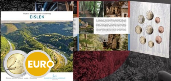 2 x Euro set BU FDC Luxemburg 2026 Eislek + 2 euro Karel de Grote + 2 euro Troonsbestijging foto