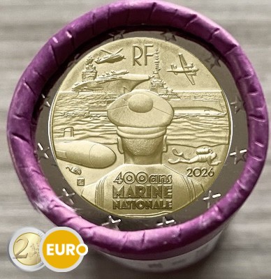 Rolle 2 Euro Frankreich 2026 - Französischen Marine