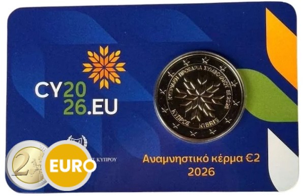 2 euro Cyprus 2026 - EU-voorzitterschap BU FDC Coincard