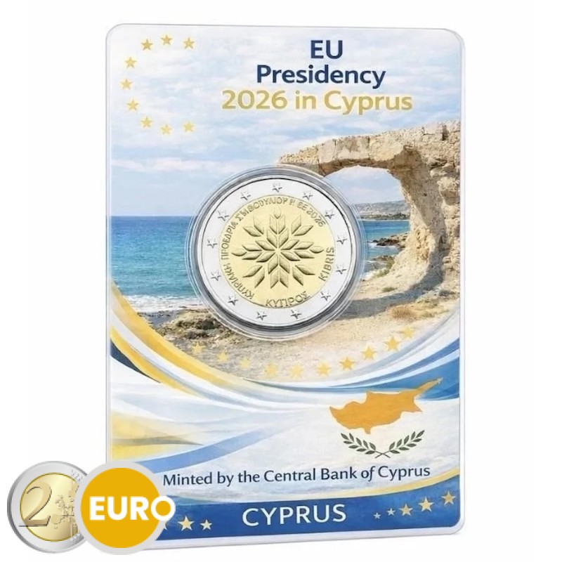 2 euro Cyprus 2026 - EU-voorzitterschap BU FDC Coincard