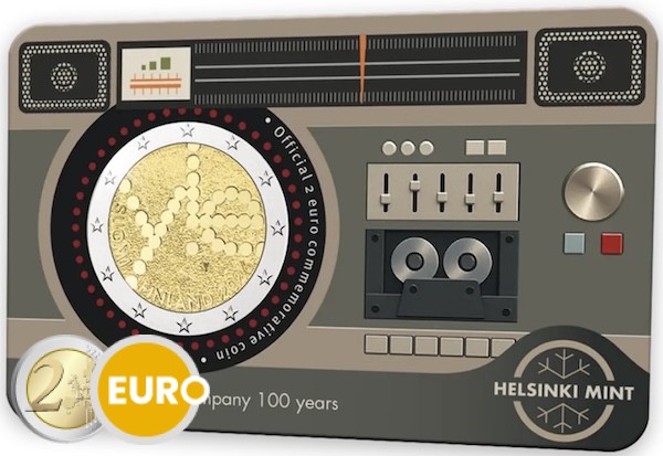 2 euro Finland 2026 - Finse omroep Yleisradio BU FDC Coincard EN