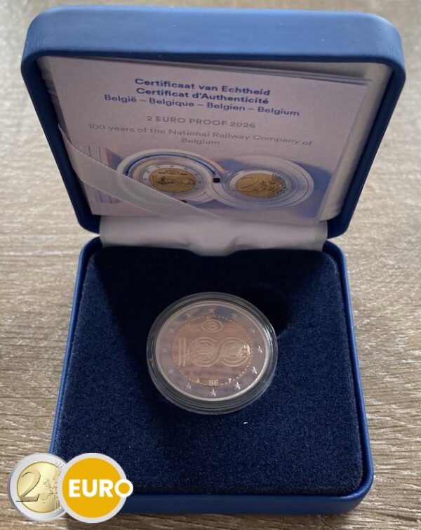2 euro België 2026 - NMBS BE Proof