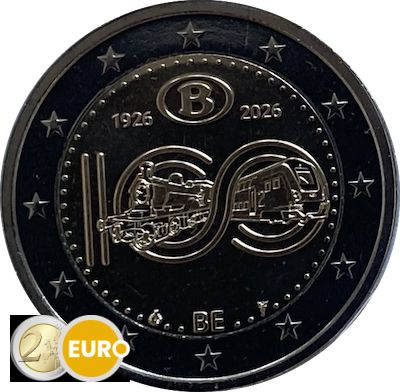 2 euro België 2026 - NMBS UNC