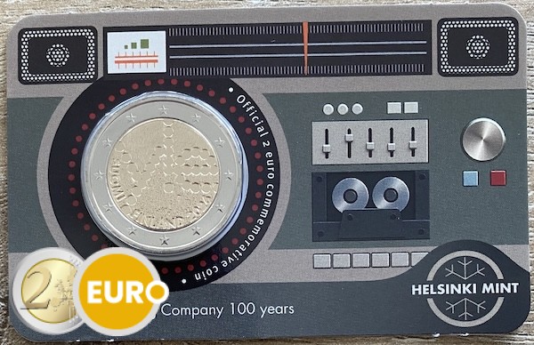 2 euro Finland 2026 - Finse omroep Yleisradio BU FDC Coincard EN
