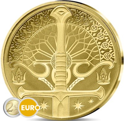 5 euros Francia 2026 - El Señor de los Anillos BE Proof Oro Narsil Andúril