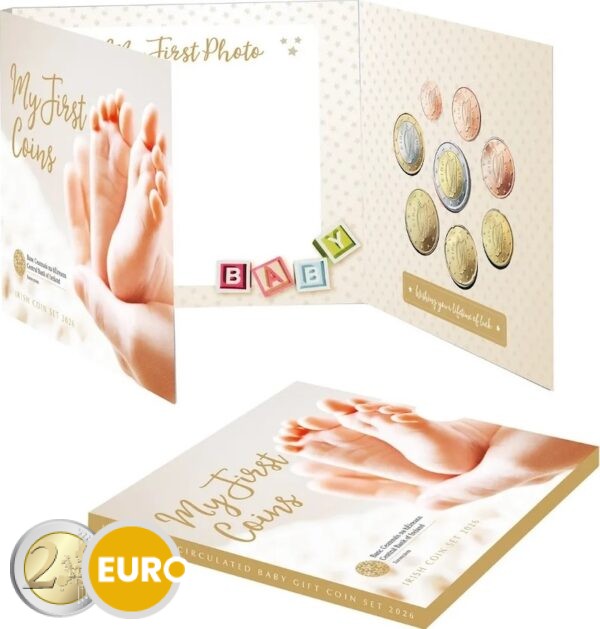 Euro set BU FDC Ierland 2026 baby set