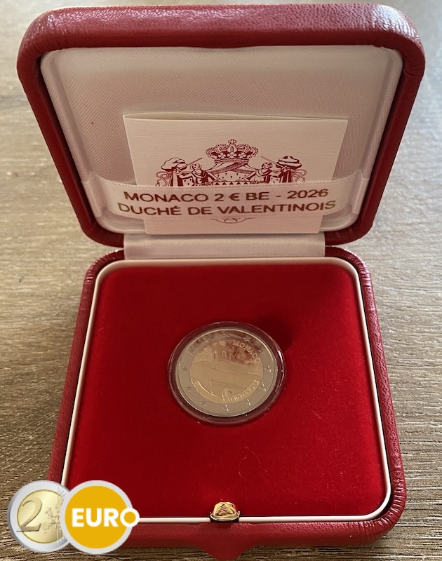 2 euro Monaco 2026 - Hertogdom Valentinois BE Proof