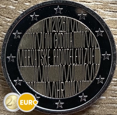 2 euro Kroatië 2026 - Kroatische radio BE Proof